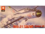 Plastyk 1:72 Mikoyan-Gurevich MiG-21 SM/MF Fishbed J/K
