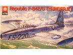 Plastyk 1:72 Republic F-84E/G Thunderjet