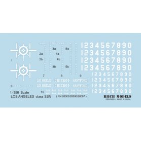 RIICH 1:700 USS Los Angeles Class Flight I 688