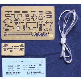 RIICH 1:35 Działo przeciwpancerne US M1 57mm na podwoziu M2