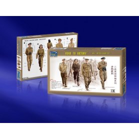 RIICH 1:35 WWII British Leader Set Road to Victory