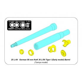 Aber 25 L-04 Lufa 88 Mm Kwk 36 L/56 Tiger I Wcz.
