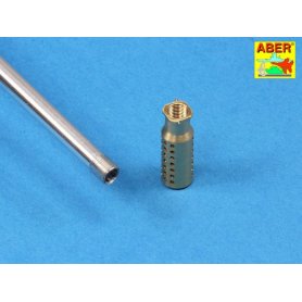 Aber 1:35 Uzbrojenie do czołgu JS-7 z długim hamulcem wylotowym: 130mm x 1 14,5mm x 2 7,62mm x 6