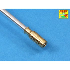 Aber 1:35 Uzbrojenie do czołgu JS-7 z długim hamulcem wylotowym: 130mm x 1 14,5mm x 2 7,62mm x 6