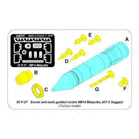 Aber 1:35 Radziecka rakieta 9M14 Malyutka AT-3 Sagger