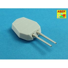 Aber 1:400 Zestaw luf do HMS Hood: 381mm x 8 102mm x 14