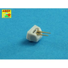 Aber 1:400 Zestaw luf do HMS Hood: 381mm x 8 102mm x 14
