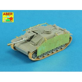 Aber 1:72 Lufa StuK 40 75mm L/48 do StuG III Ausf G późna wersja z hamulcem wylotowym