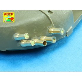 Aber 1:35 Miotacze granatów dymnych do T-64, T-72, T-80, T-90, BMP-3/3 x 12 sztuk