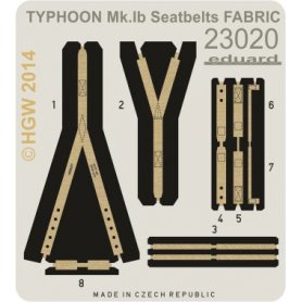 Typhoon Mk.Ib seatbelts FABRIC Airfix A19002