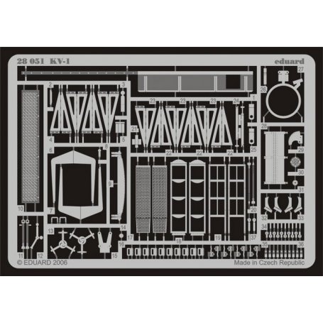 Eduard 1:48 KV-1 dla TamiyaAMIYA 32535