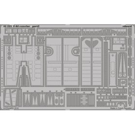 Eduard 1:32 F-8J exterior dla Trumpeter