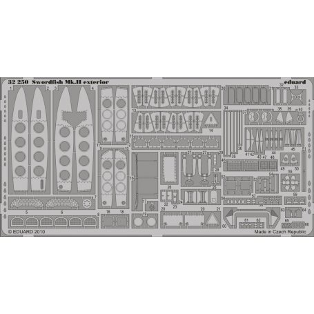 Swordfish Mk.II exterior TRUMPETER