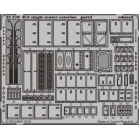 Eduard 1:32 Iljuszyn Il-2 single seater Ski exterior dla Hobby Boss