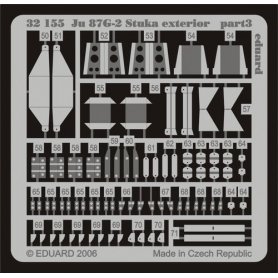 Eduard 1:32 Junkers Ju 87 G-2 Stuka exterior dla Hasegawa