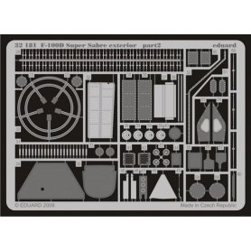Eduard 1:32 F-100D exterior dla Trumpeter