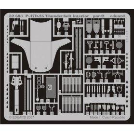 Eduard 1:32 Republic P-47D-25 interior S.A. dla Hasegawa