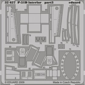 Eduard 1:32 North American P-51D interior S.A. dla Trumpeter