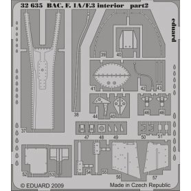 Eduard 1:32 BAC Lightning F.1A/F.3 interior S.A. dla Trumpeter