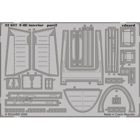 Eduard 1:32 F-8E interior S.A. dla Trumpeter