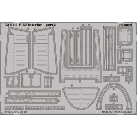 Eduard 1:32 F-8J interior S.A. dla Trumpeter