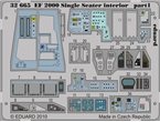 Eduard 1:32 Interior elements for EF 2000 Typhoon SINGLE SEATER / Revell 