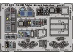 Eduard 1:32 Interior elements for AV-8B Night Attack / Trumpeter 