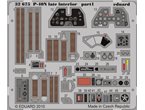 Eduard 1:32 Interior elements for Curtiss P-40N late version / Hasegawa 