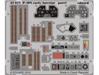 Eduard 1:32 Interior elements for Curtiss P-40N early version / Hasegawa 