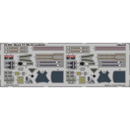 Eduard 1:32 Hawk T1 Mk.53 seatbelts dla Revell