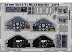 Eduard 1:32 Interior elements for Hawk T1 Mk.53 / Revell 