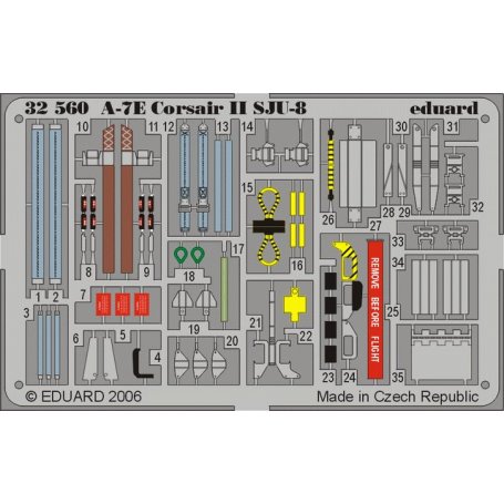 Eduard 1:32 A-7E SJU-8 TRUMPETER