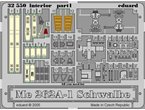 Eduard 1:32 Interior elements for Messerschmitt Me-262A Schwalbe / Trumpeter 