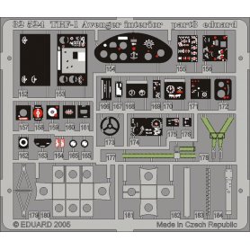 Eduard 1:32 Interior elements for TBF-1 / Trumpeter 