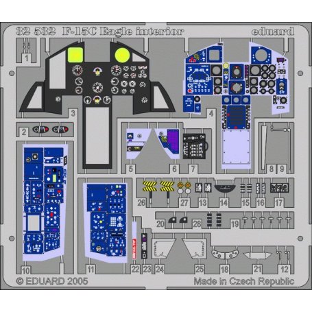 Eduard 1:32 F-15C interior TAMIYA