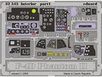 Eduard 1:32 Elementy wnętrza do F-4D dla Tamiya