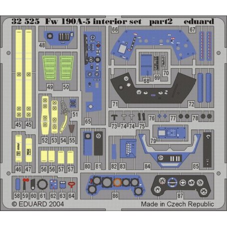 Fw 190A-5 interior HASEGAWA