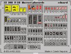 Eduard 1:32 Cockpit elements for F-18 