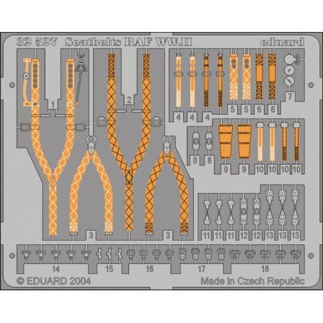 Eduard 1:32 Seatbelts RAF WWII