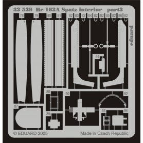 Eduard 1:32 Heinkel He 162A Spatz interior dla Revell