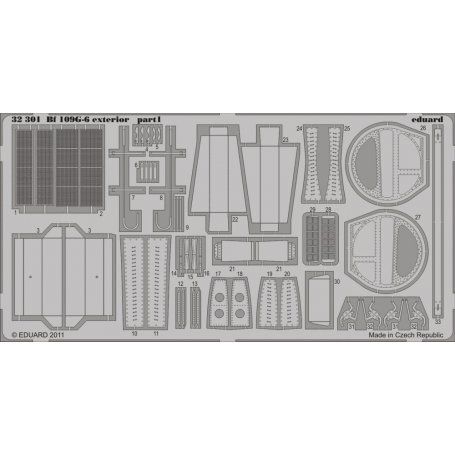 Bf 109G-6 exterior TRUMPETER