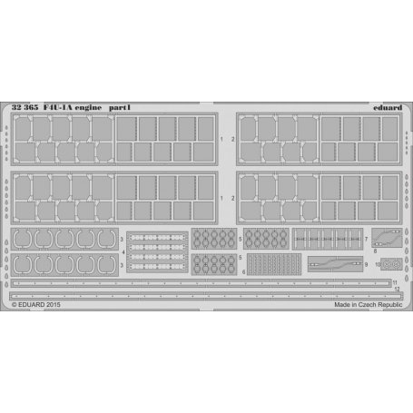 Eduard 1:32 F4U-1A engine (Tamiya)