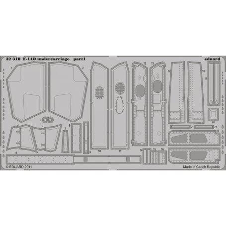 Eduard 1:32 F-14D undercarriage TRUMPETER
