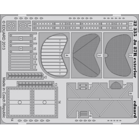 Eduard 1:32 Junkers Ju 87R exterior TRUMPETER