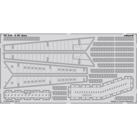 Eduard 1:32 A-4F slats TRUMPETER