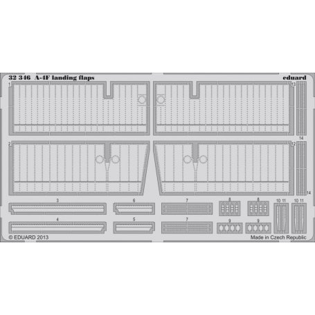 Eduard 1:32 A-4F landing flaps TRUMPETER