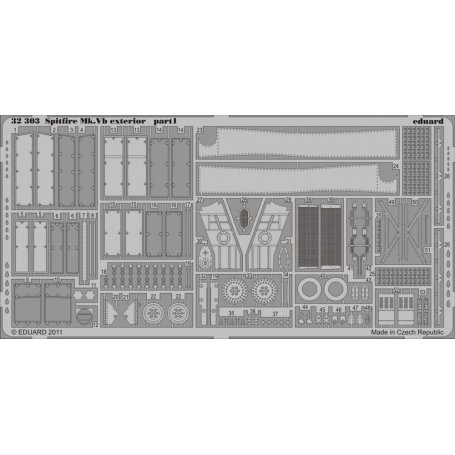 Eduard 1:32 Supermarine Spitfire Mk.Vb exterior HOBBY BOSS