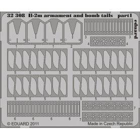 Eduard 1:32 Ijuszyn Il-2m armament and bomb tails HOBBY BOSS