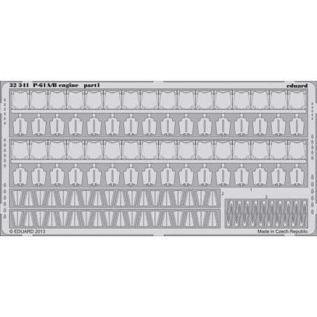 Eduard 1:32 P-61A/B engine HOBBY BOSS