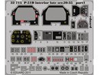 Eduard 1:32 Interior elements for North American P-51D / late series 20-35 / Tamiya 